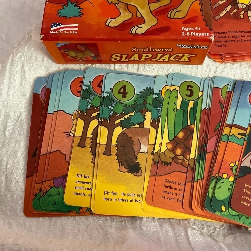 Southwest Slap Jack Card Game COMPLETE Jr RangerLand Haywood 2012 Kids